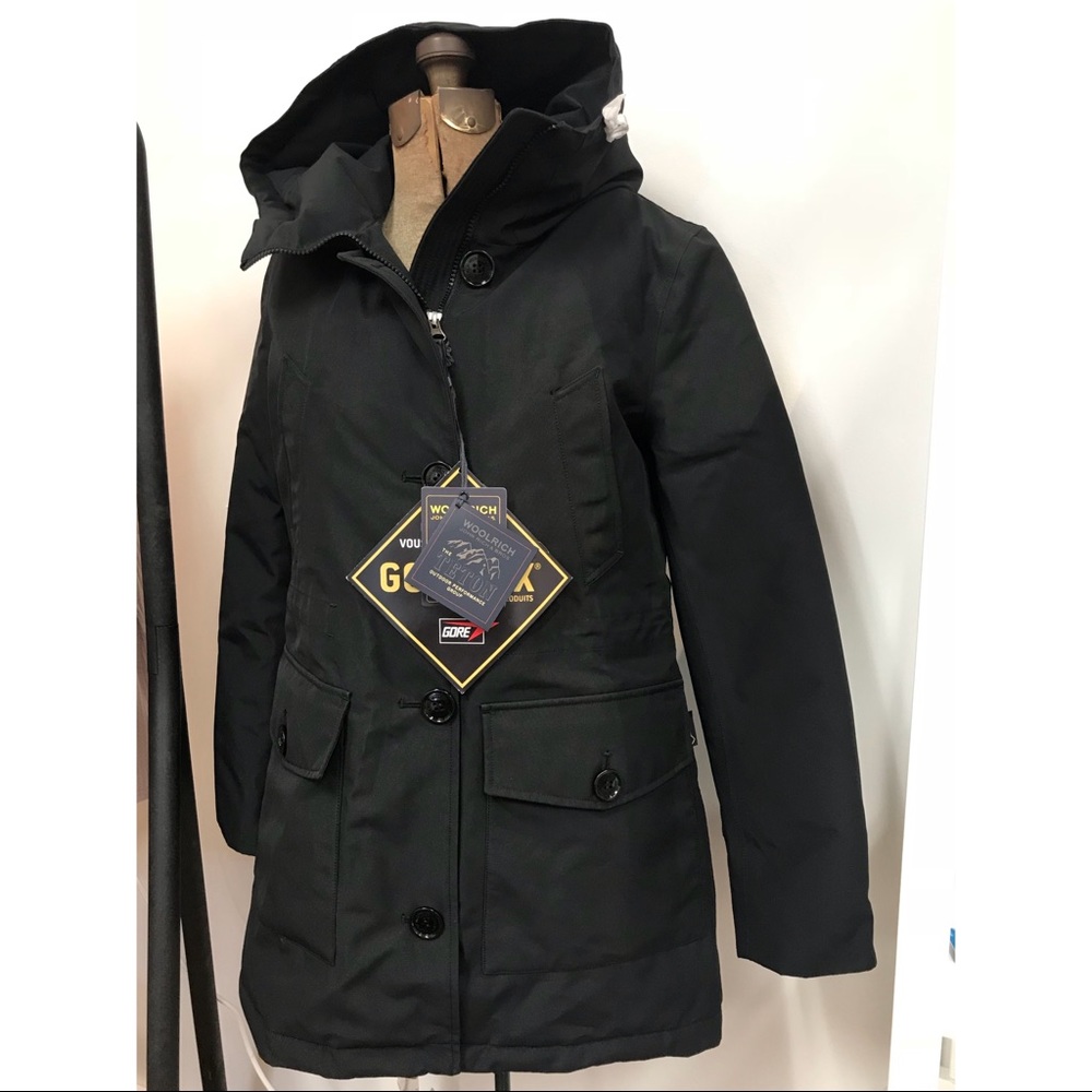 Women’s Black Woolrich Parka
